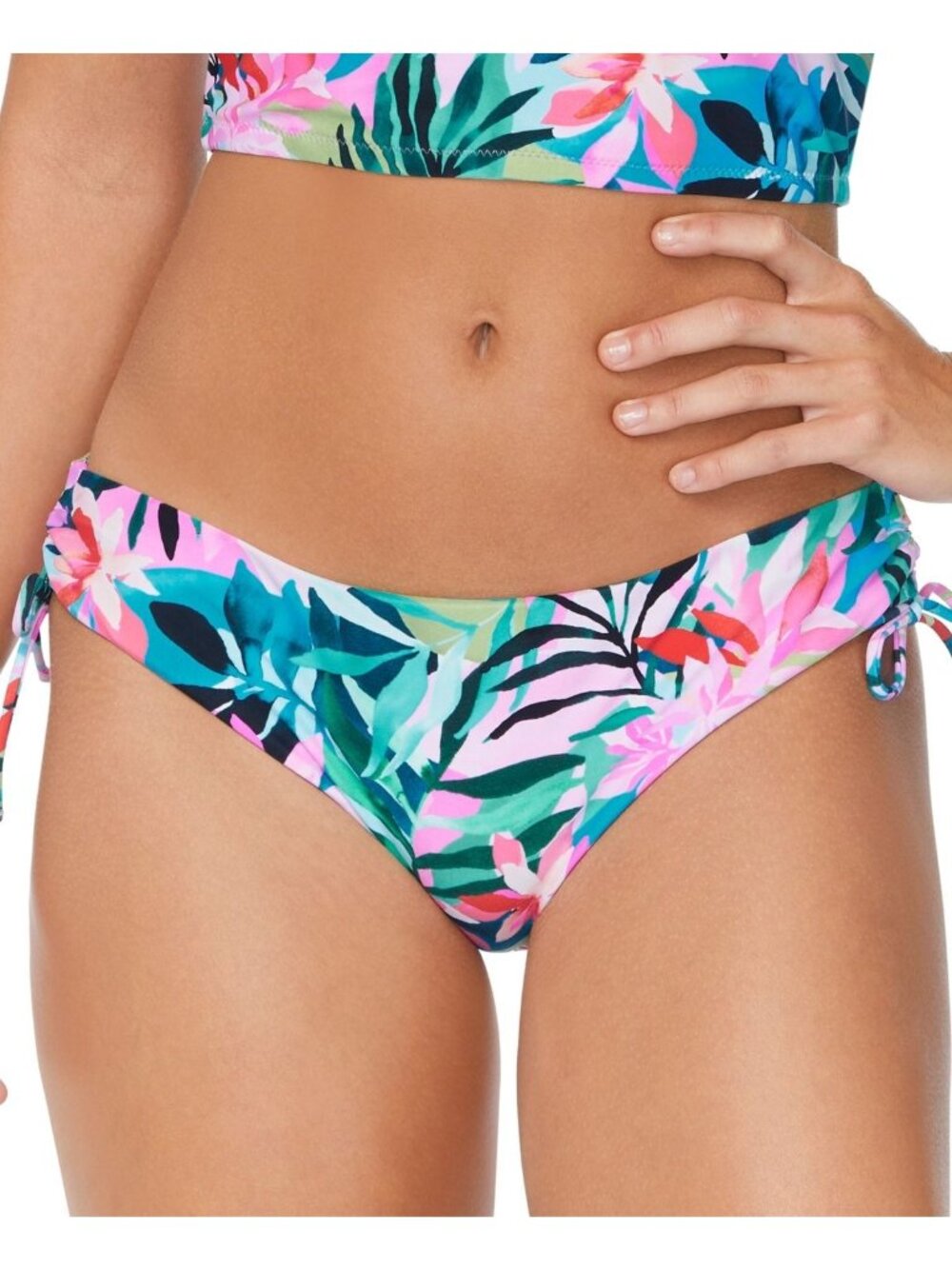 Raisins  Luna Printed Side-Tie Bikini Bottoms for Ladies, Multi Color, Sz. M